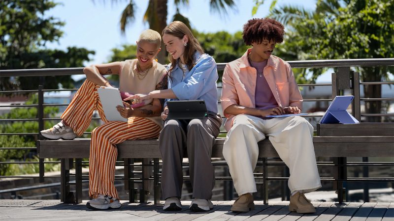 Logitech’s new Flip Folio offers flexible functionality, and multi-device pairing for your iPad Pro or iPad Air.