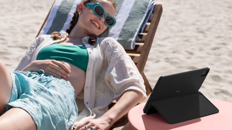 Logitech’s new Flip Folio offers flexible functionality, and multi-device pairing for your iPad Pro or iPad Air.