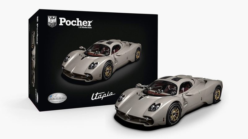 A Pagani masterpiece with Pocher’s ultra-detailed 1:8 scale Utopia Coupé model kit.