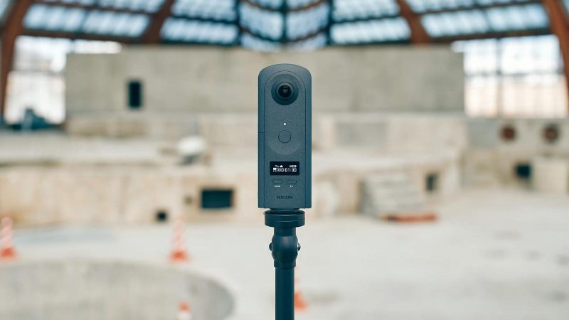 The RICOH360 THETA A1 is a compact powerhouse delivering 8K 360° video.
