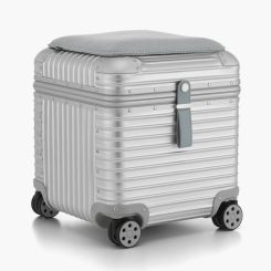 Rolling Sculpture Or Secret Storage? Meet The Aluminum Stool