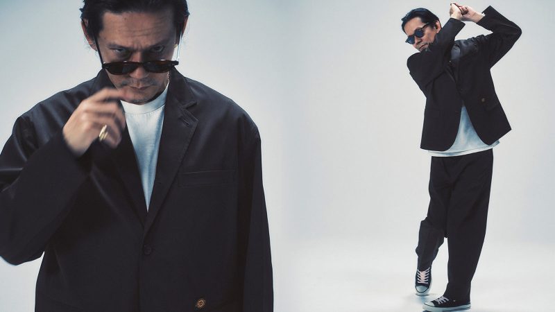 The TRIPSTER × Dickies Suit is made from 100% polyester.