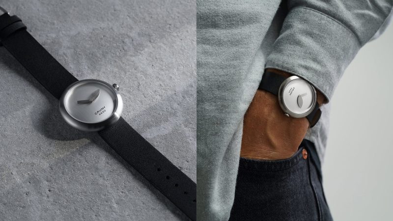The Cauny x Tadao Ando watch collection is offered in steel and vibrant apple green styles.