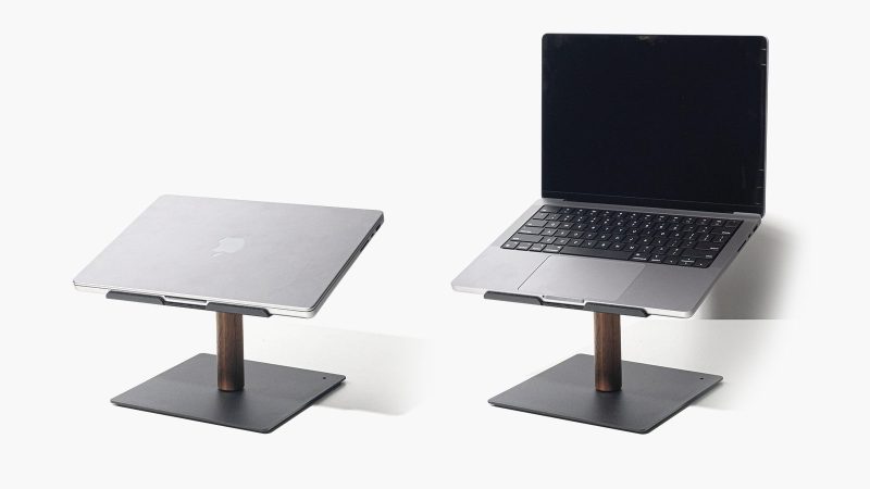 The Ugmonk Gather Laptop Stand is a sleek, minimalist solution that elevates your laptop.