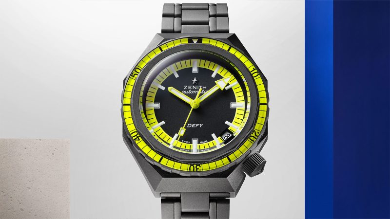 ZENITH's Shadow Editions have been reimagined in stealthy, micro-blasted titanium.