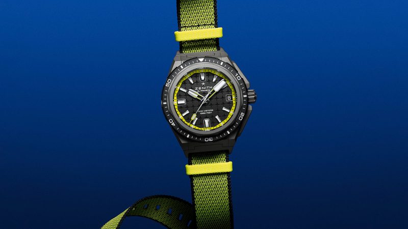 ZENITH's Shadow Editions have been reimagined in stealthy, micro-blasted titanium.