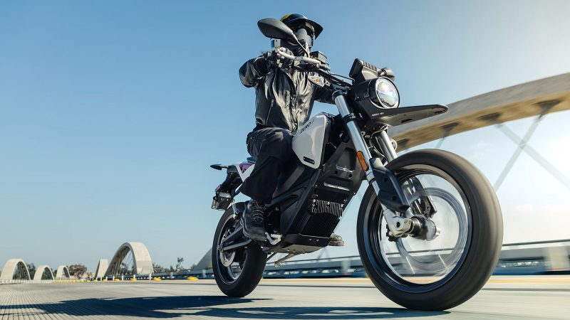 The Zero FXE is a sleek, all-electric streetfighter delivering 78 lb-ft of torque.