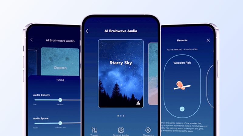 Soundcore's Sleep A30 noise-canceling sleep earbuds have memory foam tips, active noise cancellation, real-time snore masking, and sleep tracking metrics.