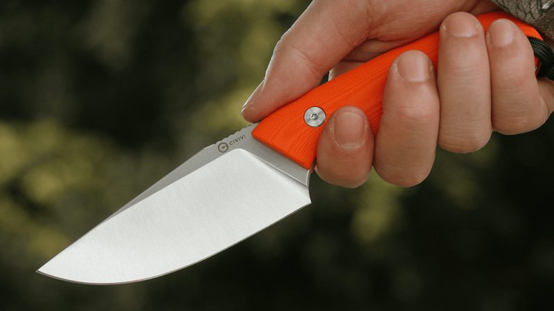 The CIVIVI Gander Fixed Blade Knife with 14C28N steel blade, ergonomic Micarta handle, and full-tang construction for EDC, bushcraft, and outdoor use.