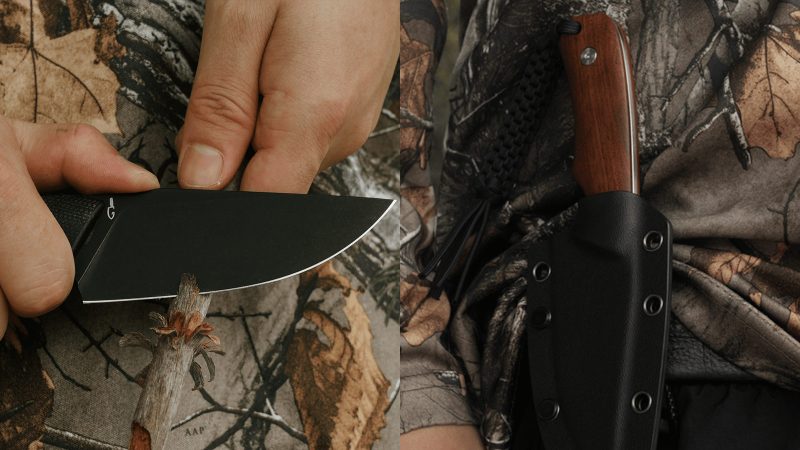 The CIVIVI Gander Fixed Blade Knife with 14C28N steel blade, ergonomic Micarta handle, and full-tang construction for EDC, bushcraft, and outdoor use.