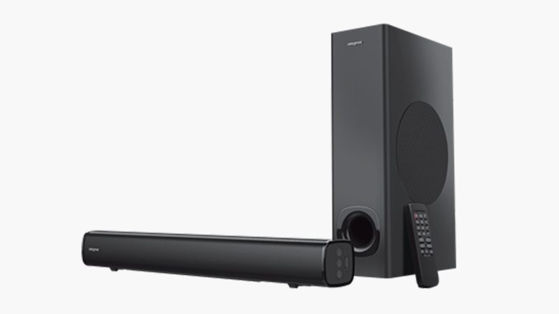 The Creative Stage V2 2.1 soundbar and subwoofer is designed to deliver powerful audio for gaming, movies, and music at a budget price.