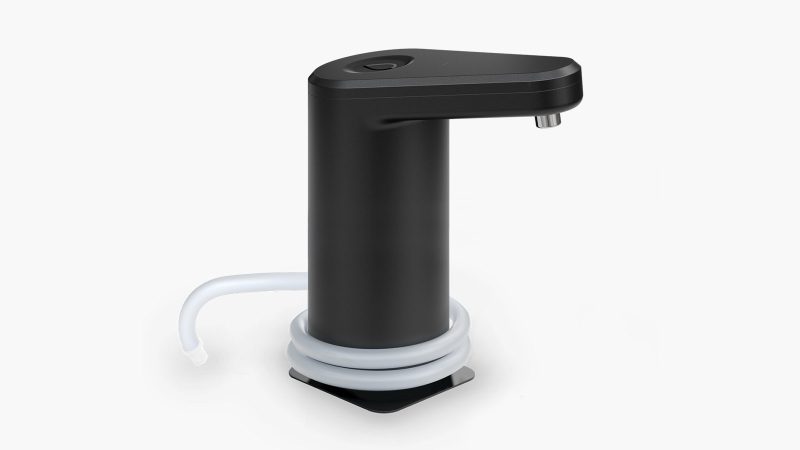 Dometic GO Hydration Faucet dispenses water, showcasing its sleek self‑powered tap for outdoor adventures.
