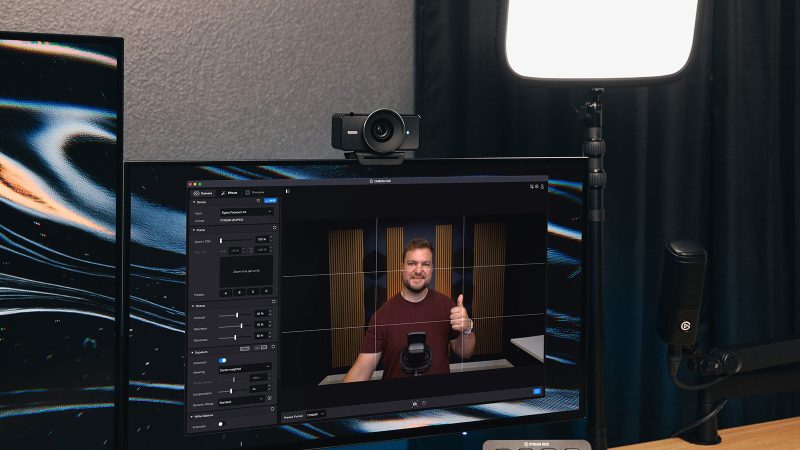 Elgato Facecam 4K delivers crystal-clear 4K resolution with cinematic lens filter support and manual control settings.