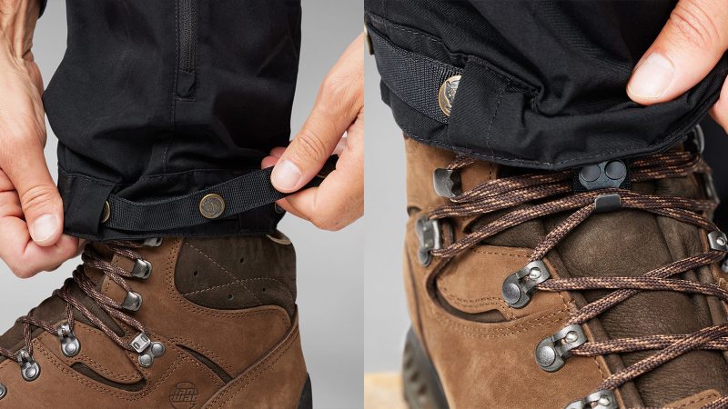 The Fjällräven Keb Trousers feature stretch fabric, G-1000 reinforcement, thigh ventilation zippers, and dual leg pockets—making them ideal for technical trekking and all-season mountain use.