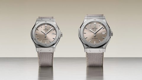 Hublot Goes Monochrome Chic With The Classic Fusion Essential Taupe