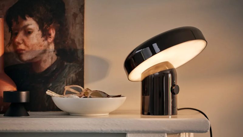 IKEA Blomprakt and Nattbadd Bluetooth speakers in black, pink, and yellow with Spotify Tap and Matter compatibility, stylish retro design, and smart home integration.
