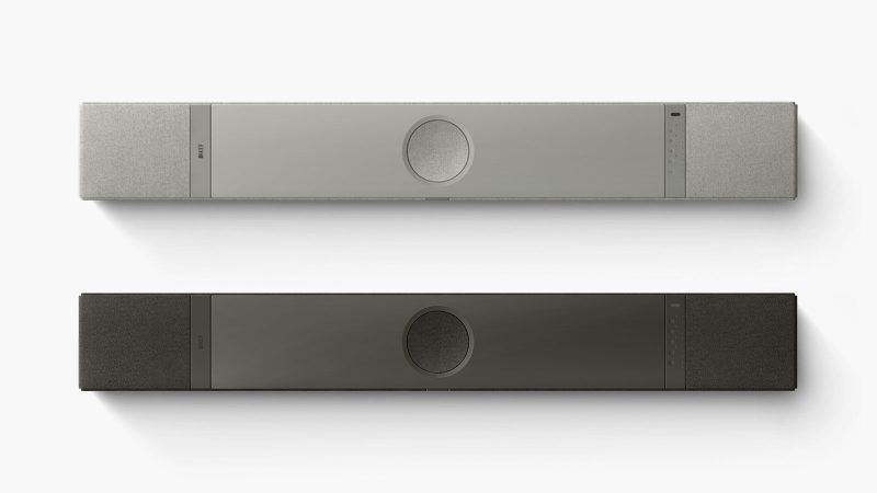 The sleek KEF XIO Dolby Atmos soundbar features six Uni‑Q MX drivers, four bass radiators, and a slim design, built for immersive movie and music sound.