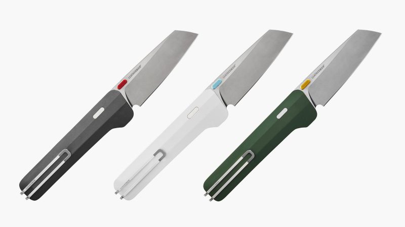 Leatherman Blazer and Glider knives feature modern EDC design, precision steel blades, sleek handles, and compact tactical performance.