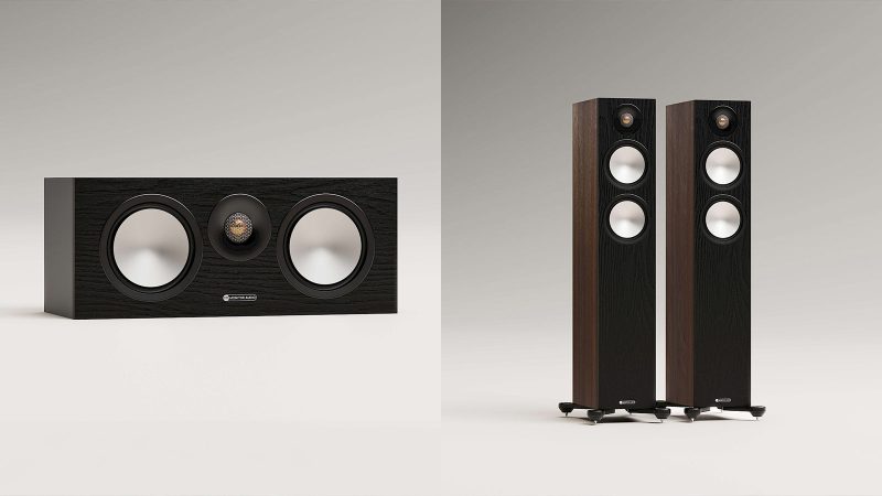 Monitor Audio Bronze Series 7G loudspeakers with premium wood finishes and C-CAM tweeters, designed for audiophile performance and home theater systems.