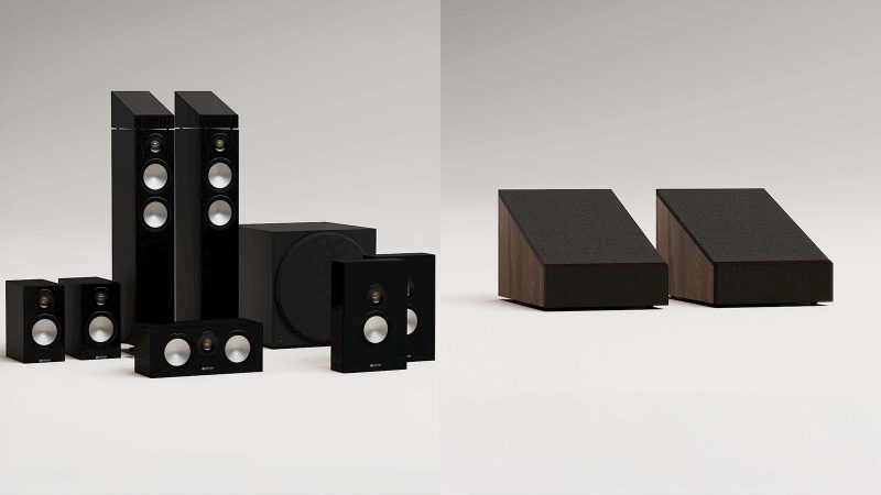 Monitor Audio Bronze Series 7G loudspeakers with premium wood finishes and C-CAM tweeters, designed for audiophile performance and home theater systems.