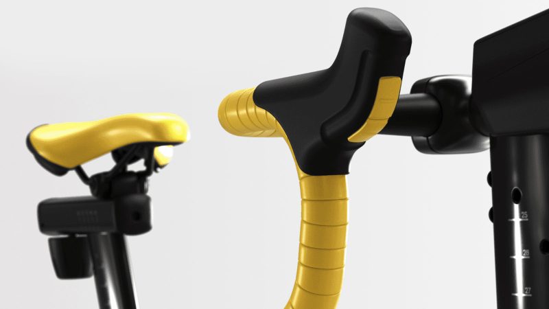 NordicTrack Tour de France indoor exercise bike with incline/decline simulation, iFIT compatibility, smart resistance, and pro training features.