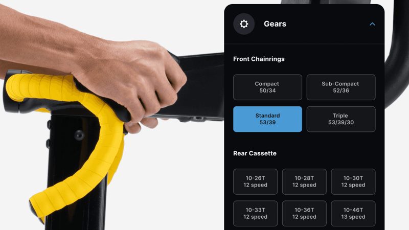 NordicTrack Tour de France indoor exercise bike with incline/decline simulation, iFIT compatibility, smart resistance, and pro training features.