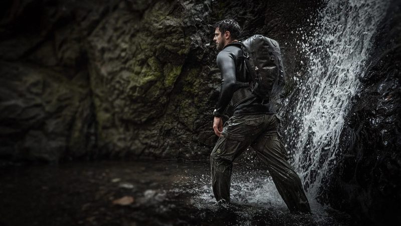 Prometheus Design Werx Waterman Jacket in Maritime Black, 1mm limestone-based neoprene zip-up for kayaking, snorkeling, and outdoor water adventures.