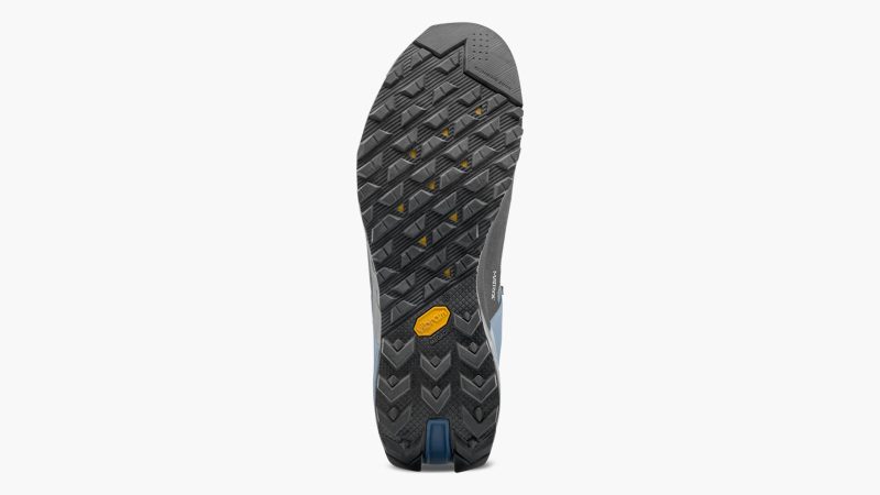 The Salewa Wildfire NXT GORE-TEX® shoe features aggressive tread, a waterproof GORE-TEX® upper, and a precise alpine fit.
