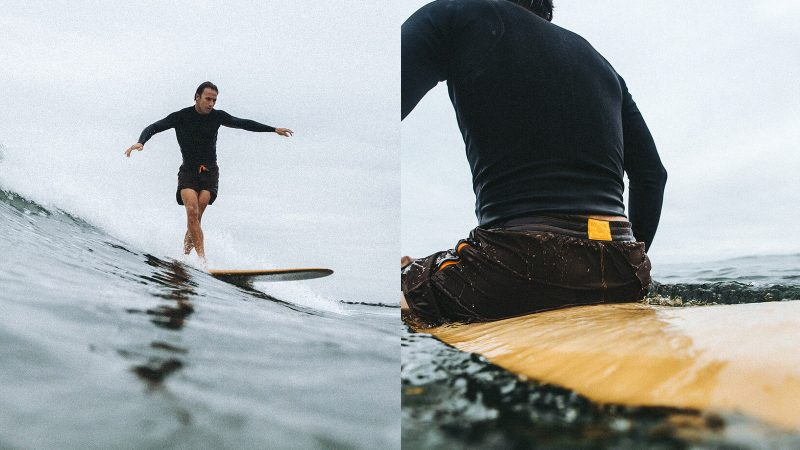 Ten Thousand x Birdwell Collection featuring high-performance training shorts with retro surf style, built for intense workouts and beach-ready durability.