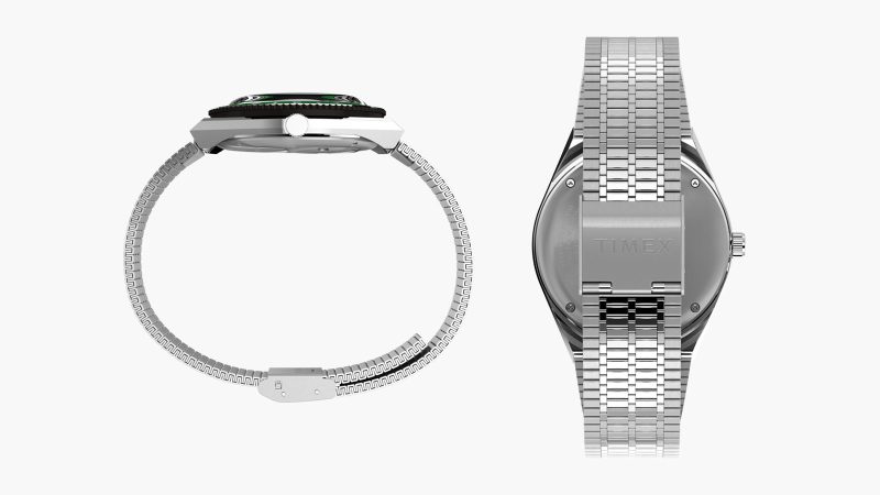 The Timex x seconde/seconde/ watch updates the Q Timex with a cheeky custom second hand inspired by a classic cartoon.