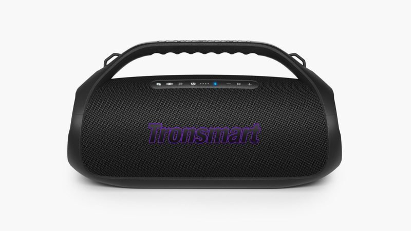 Tronsmart Bang 2 Portable Party Speaker boasts a rugged design, vibrant LED lighting, and a compact frame, built for bold sound and outdoor durability.