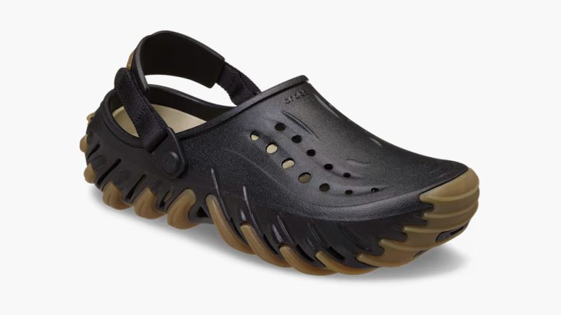 Crocs Echo Gum RO Clog streetwear-style rubber outsole clog with Croslite comfort and LiteRide footbed in urban terrain-ready design.