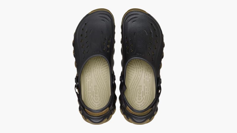 Crocs Echo Gum RO Clog streetwear-style rubber outsole clog with Croslite comfort and LiteRide footbed in urban terrain-ready design.