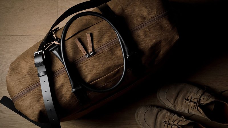 The hardgraft Touring Duffel Bag in soft Italian leather with a structured silhouette blends timeless style and functionality for modern travel.
