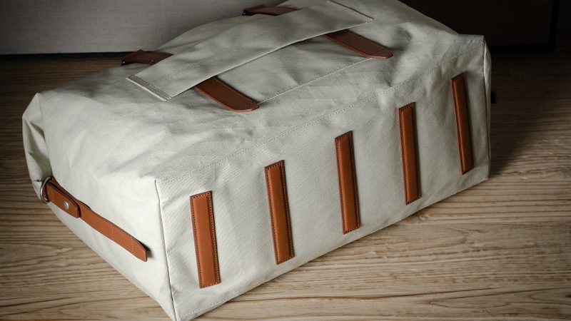 The hardgraft Touring Duffel Bag in soft Italian leather with a structured silhouette blends timeless style and functionality for modern travel.