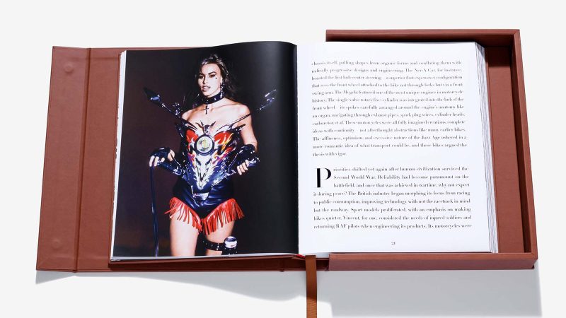 Assouline’s The Impossible Collection of Motorcycles (2nd Edition) is a luxury coffee table book featuring iconic bikes from Harley, Ducati, and more.
