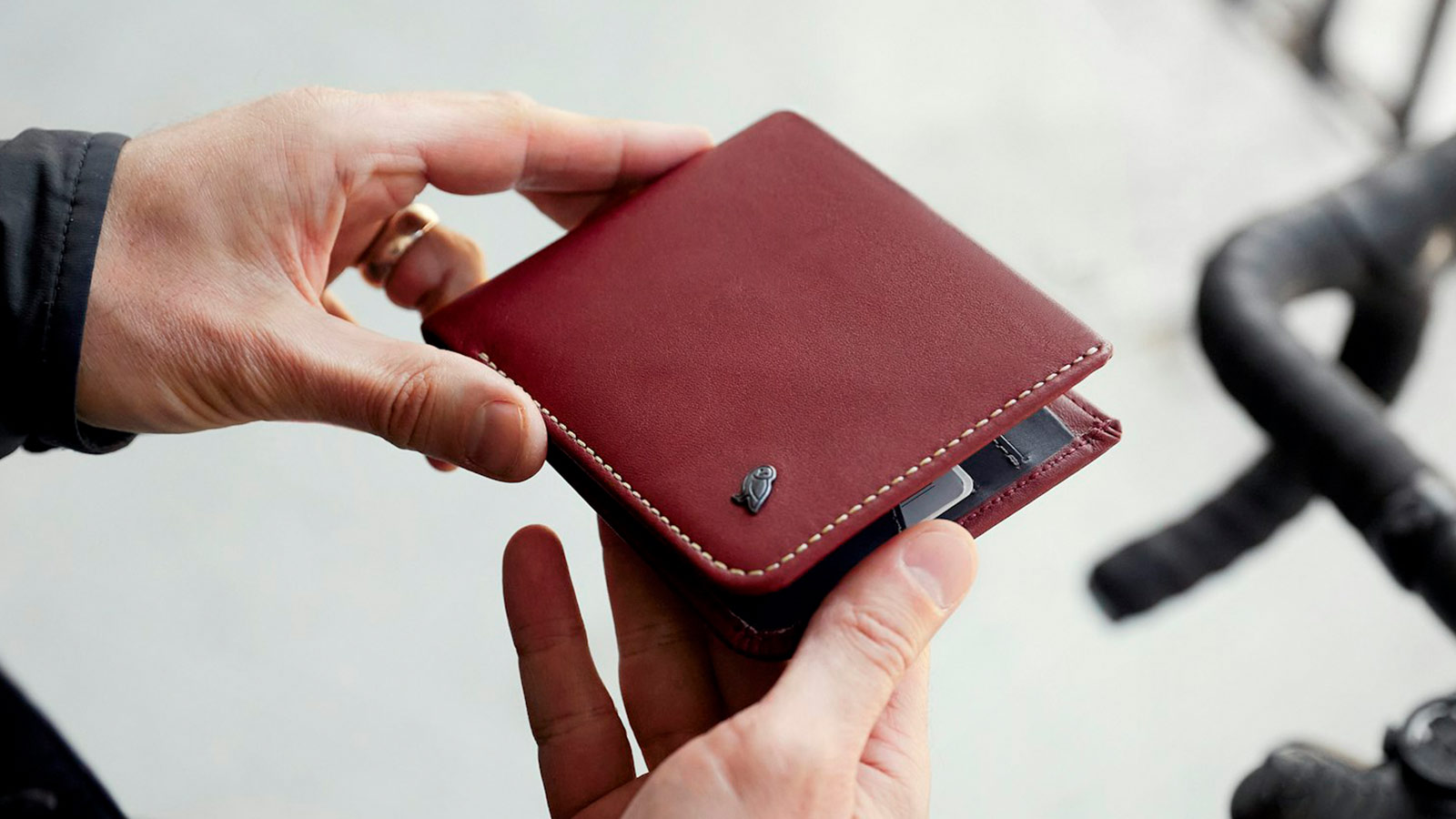 Bellroy Hide & Seek Wallet in burgundy leather – Best Bellroy Everyday Carry Gear for slim, secure wallets