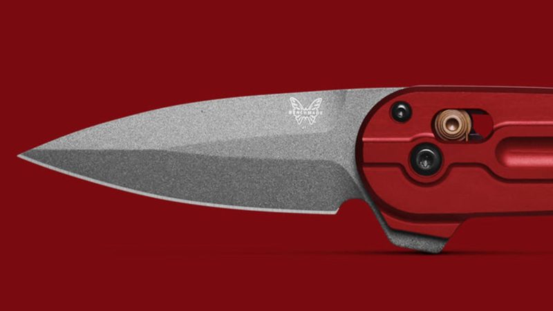 Benchmade Lowden flipper knife in anodized aluminum with an M390 stainless steel blade, is designed for lightweight everyday carry and durability.