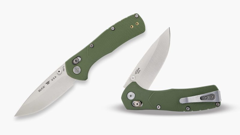 Buck Knives' Range Series folding knives feature CPM-MagnaCut and 154CM steel, along with a new crossbar lock for secure, everyday carry.