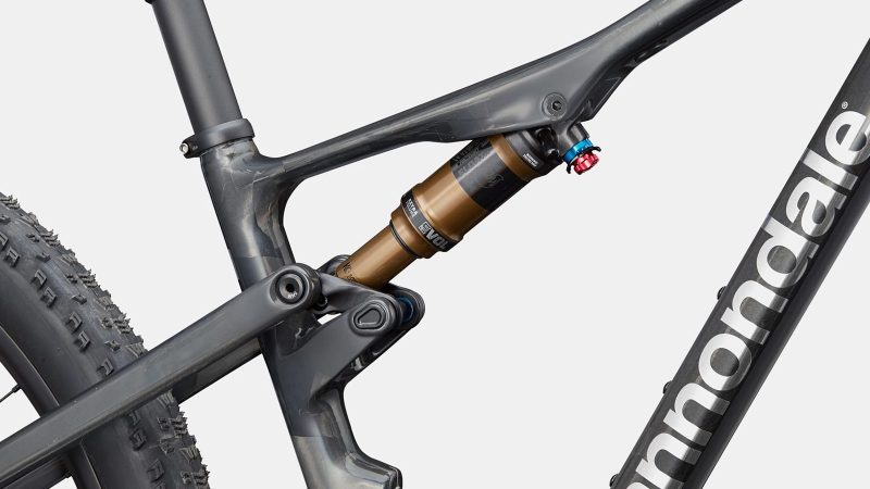 Cannondale’s Scalpel 1 carbon fiber cross-country mountain bike boasts aggressive geometry and race-ready performance.