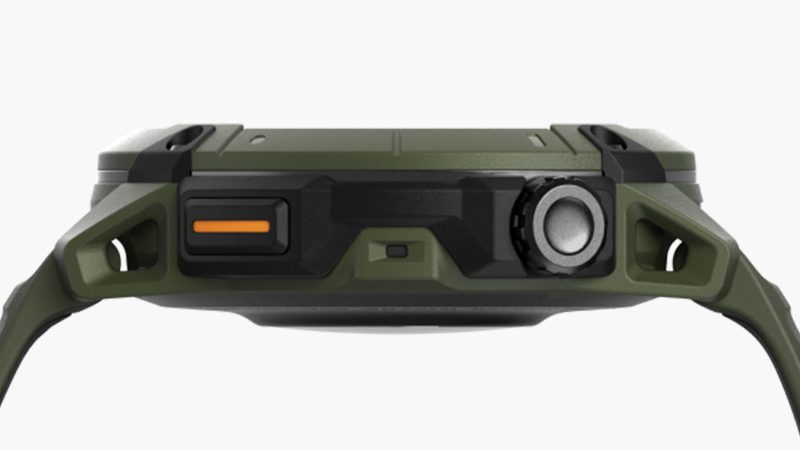 Coros Nomad smartwatch with rugged polymer and aluminum build, MIP display, dual-frequency GPS, Adventure Journal app integration, and 50-hour GPS battery life.