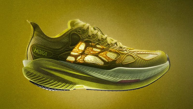 HOKA Mach X Caged running shoes with bold caged design, carbon plate midsole, and high-performance build for elite speed and maximum support.