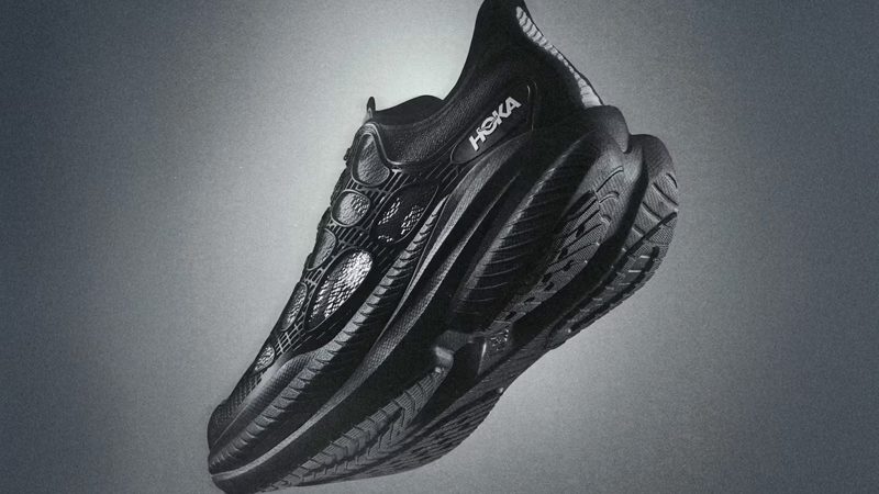 HOKA Mach X Caged running shoes with bold caged design, carbon plate midsole, and high-performance build for elite speed and maximum support.