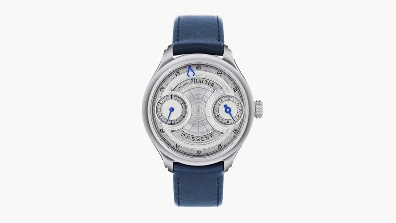 Massena LAB x Vianney Halter Old Soul limited edition steampunk chronograph watch with vintage Minerva movement.