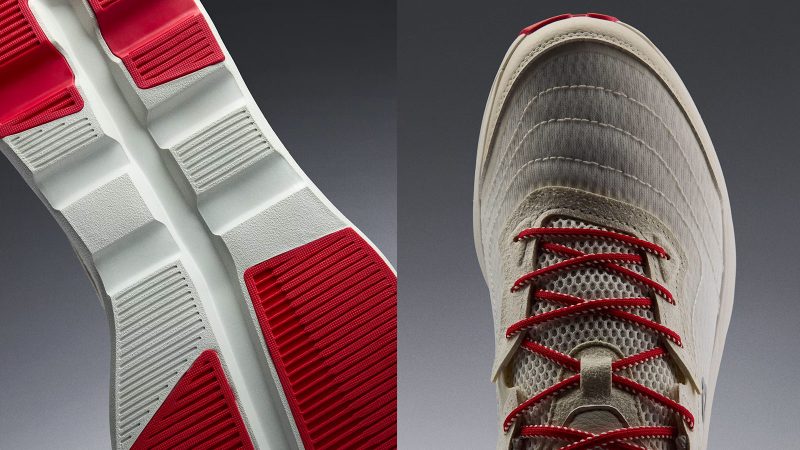 The On Cloudzone Moon sneaker features a CloudTec midsole and breathable mesh upper.