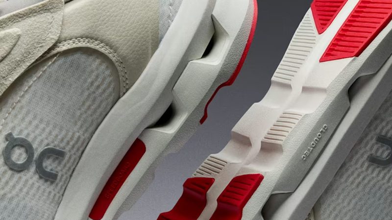 The On Cloudzone Moon sneaker features a CloudTec midsole and breathable mesh upper.