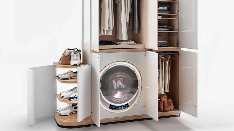 Robeta Mobil Ananya GlamperVan features an L-shaped lounge, a Skywindow roof panel, premium finishes, and a built-in washer/dryer.