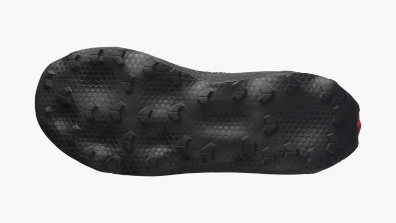 Salomon ORAVA ADVANCED sneaker featuring Kevlar® upper, Contagrip® outsole, and sculpted design inspired by nature's flowing curves for high-performance movement.