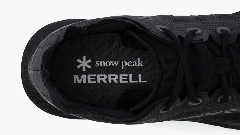 Snow Peak x Merrell MTL Longsky 2 Matryx trail sneakers blend rugged outdoor performance with sleek minimalist design.