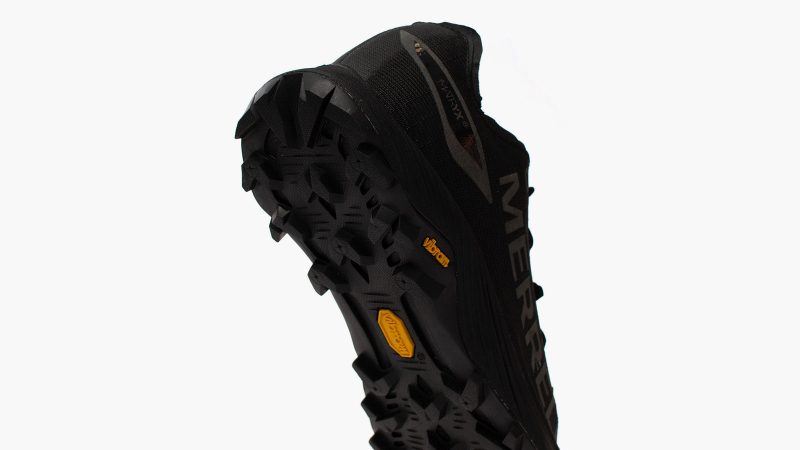 Snow Peak x Merrell MTL Longsky 2 Matryx trail sneakers blend rugged outdoor performance with sleek minimalist design.